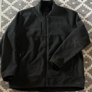Charles River Apparel Men's Black Fleece Jacket